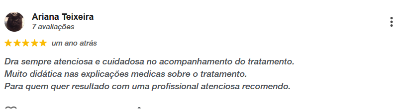 Depoimento de paciente 6
